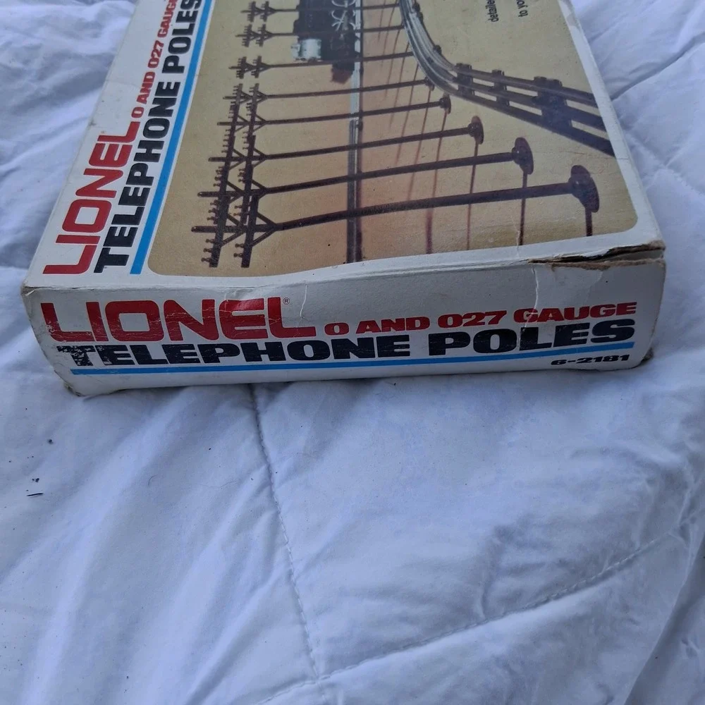 Lionel O and O27 Gauge Telephone Poles 10 Piece Set 6-2181 Vintage Railroad